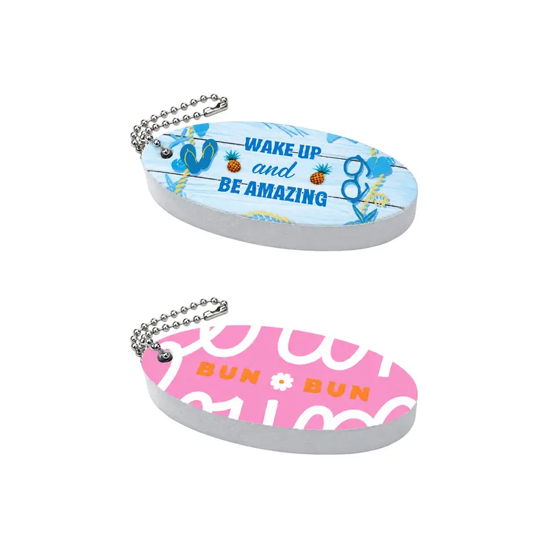 Full Colour EVA Floating Keychain – Keyrings – available in multi colour