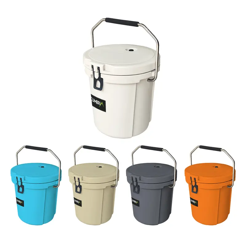 15L Ice Bucket with Handle – BBQ Sets – available in beige, blue, grey, orange colours