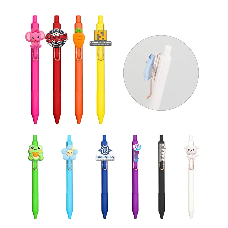 Custom PVC Pen B – Misc Pens – available in black, blue, green, orange colours and 5 more