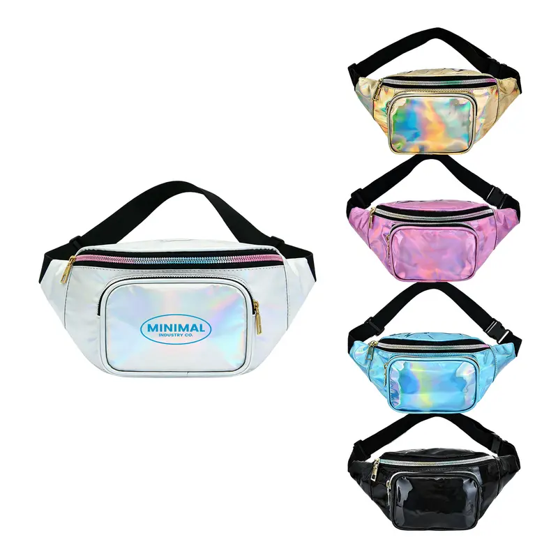 Holographic Waist Bag – Bum Bags – available in black, blue, gold, pink colours and 1 more