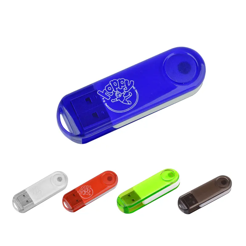 Transparent Swivel Flash Drive – USB Drives – available in black, blue, green, red colours and 1 more
