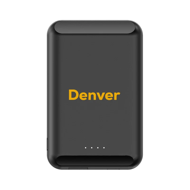 Denver Magnetic Wireless Power Bank - 5000 mAh