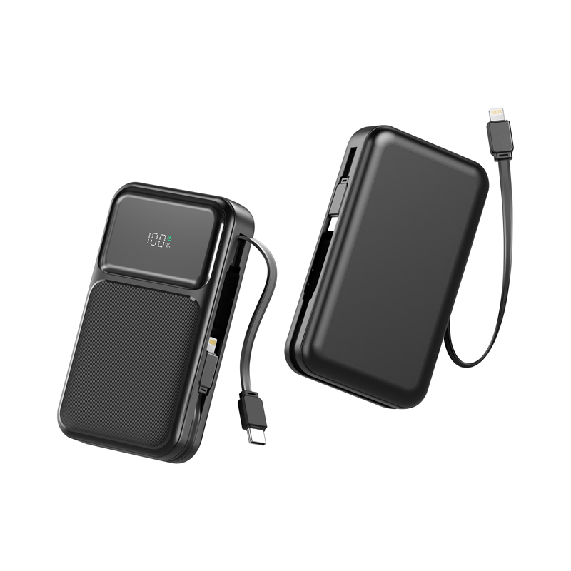 Brunswick PD 22.5W Retractable Cable Power Bank - 10000 mAh (Stock)