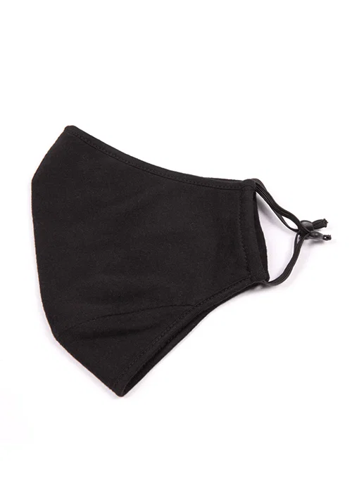 100% One Piece Cotton Face Masks With Adjustable toggle