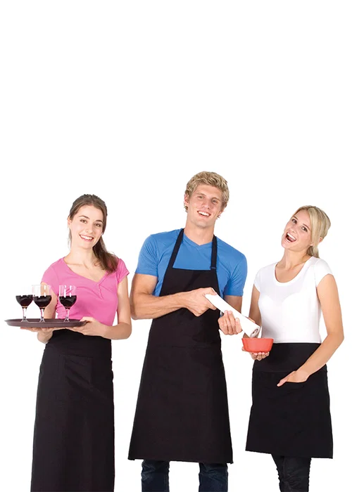 Short Waist Apron - 190 gsm Poly/cotton