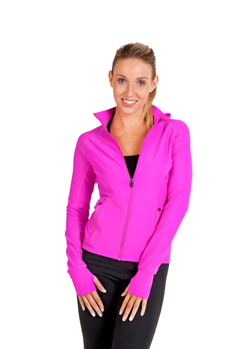 Womens AVA Nylon/Spandex Jacket