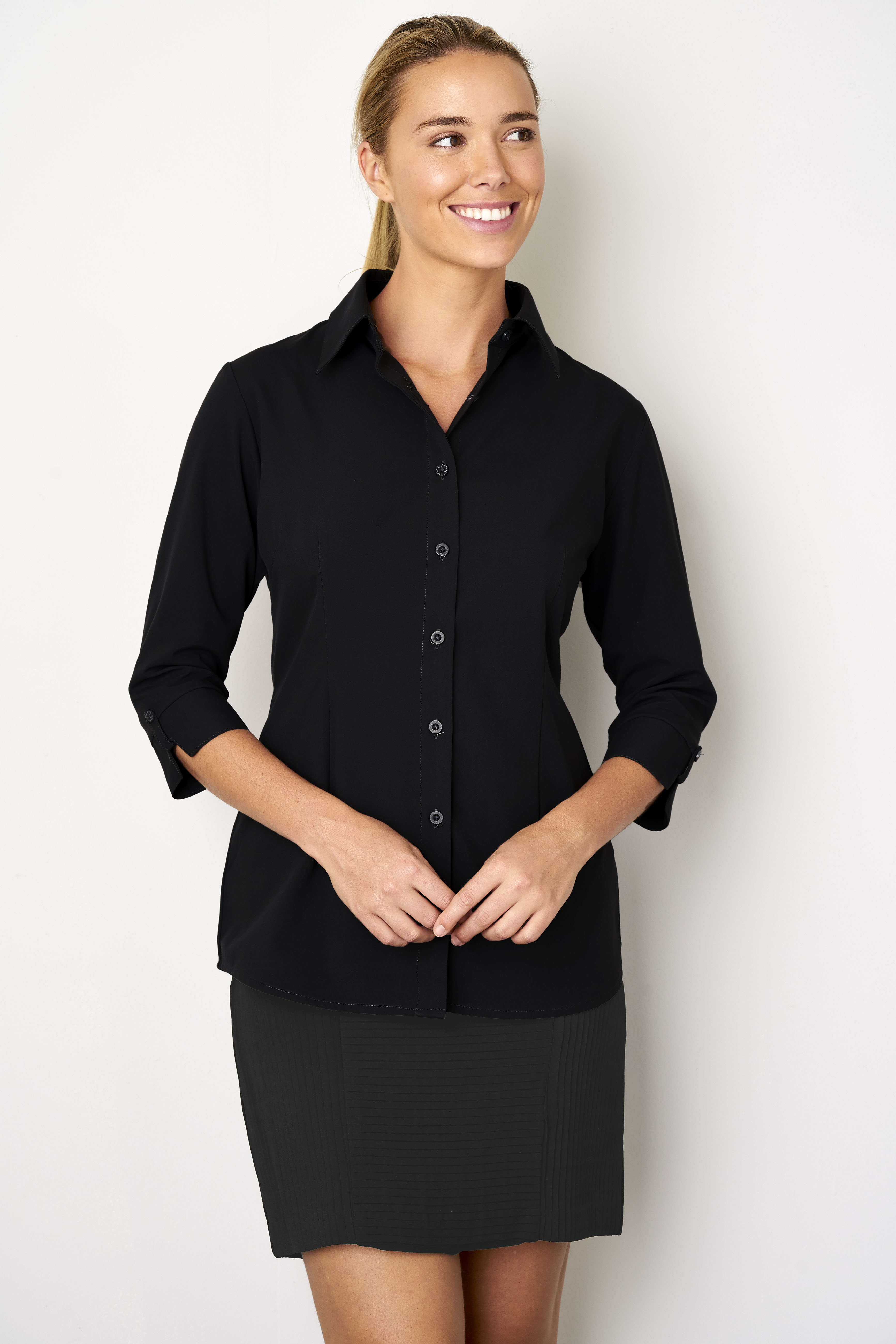 Ladies Essential Shirt 3/4S