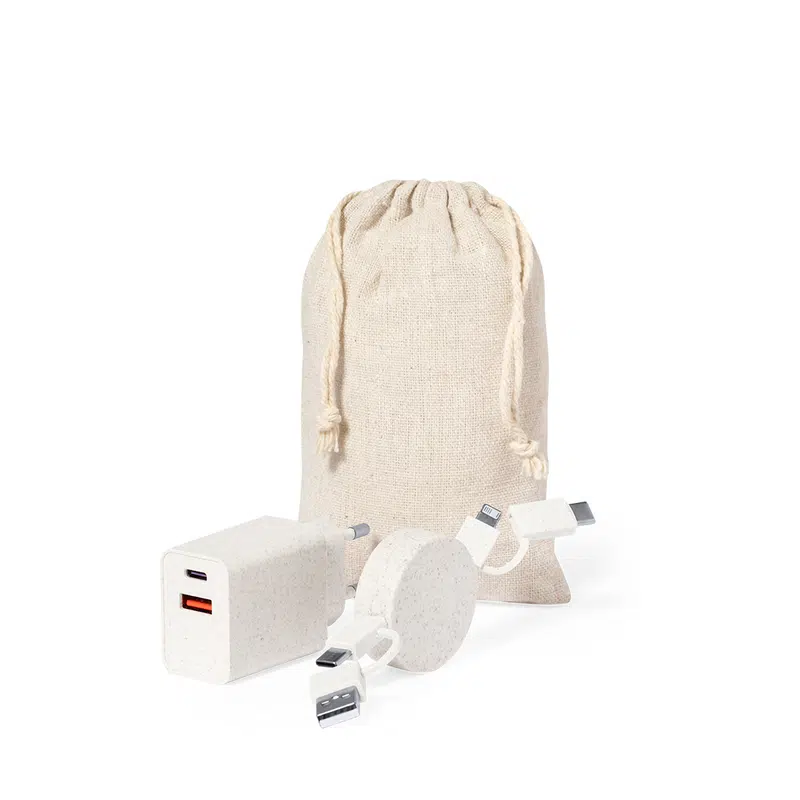 Pylot – Charging Cables – available in beige colour