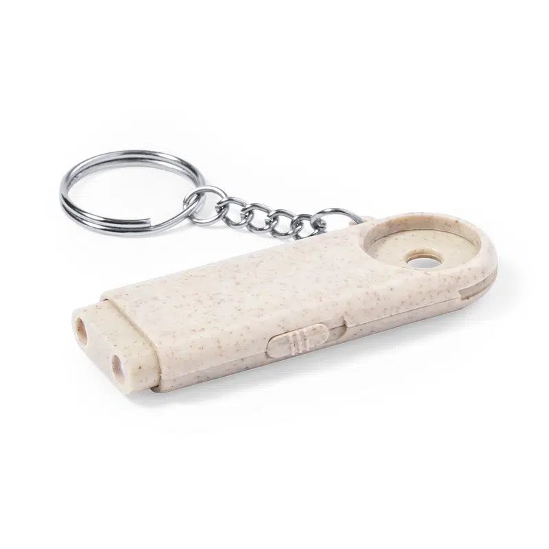 Evelyn Keyring – Torches – available in beige colour