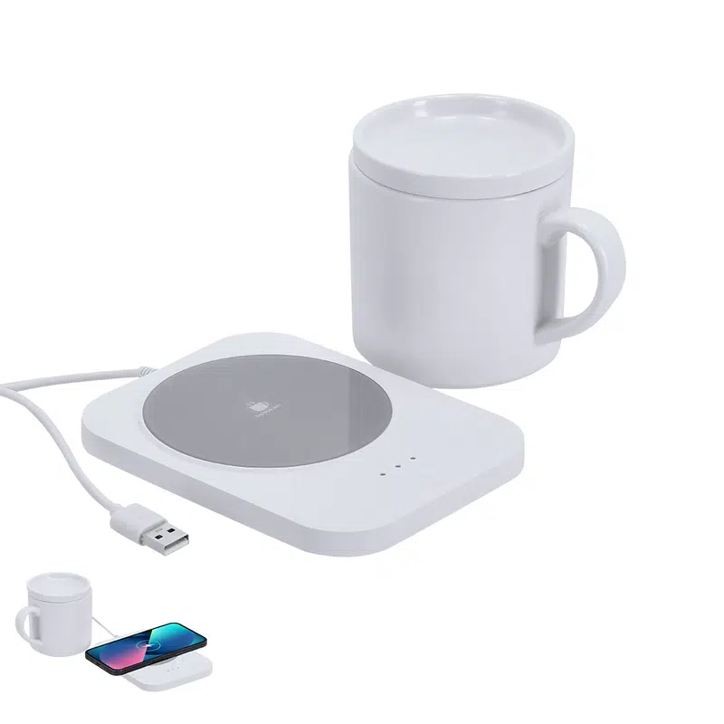 Wasoox Glass – Wireless Chargers – available in white colour
