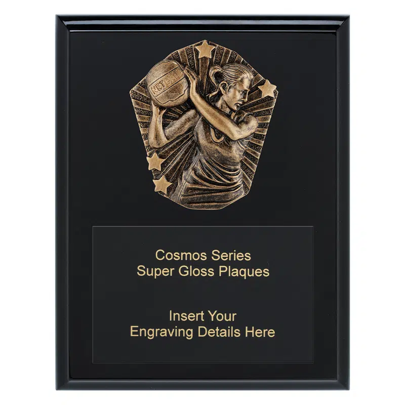 Cosmos Super Plaque - Netball