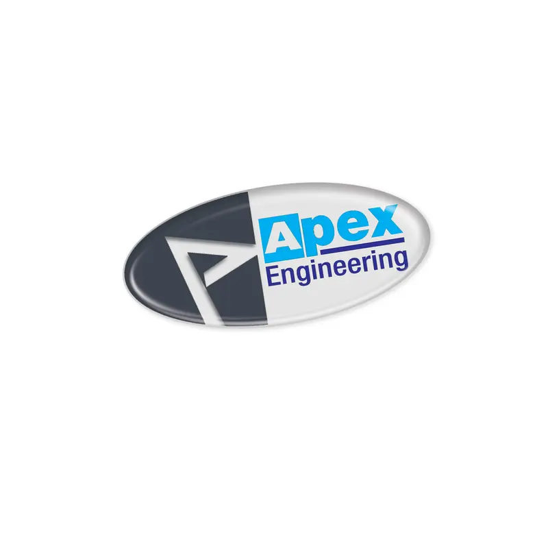 Resin Coated Labels 55 x 24mm - Oval – Ad Labels – available in gold, silver, white colours