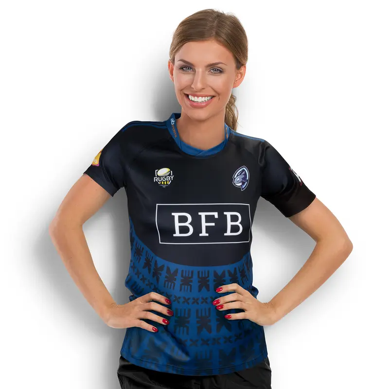 Custom Womens Performance Rugby T-Shirt – Misc Clothing – available in white colour