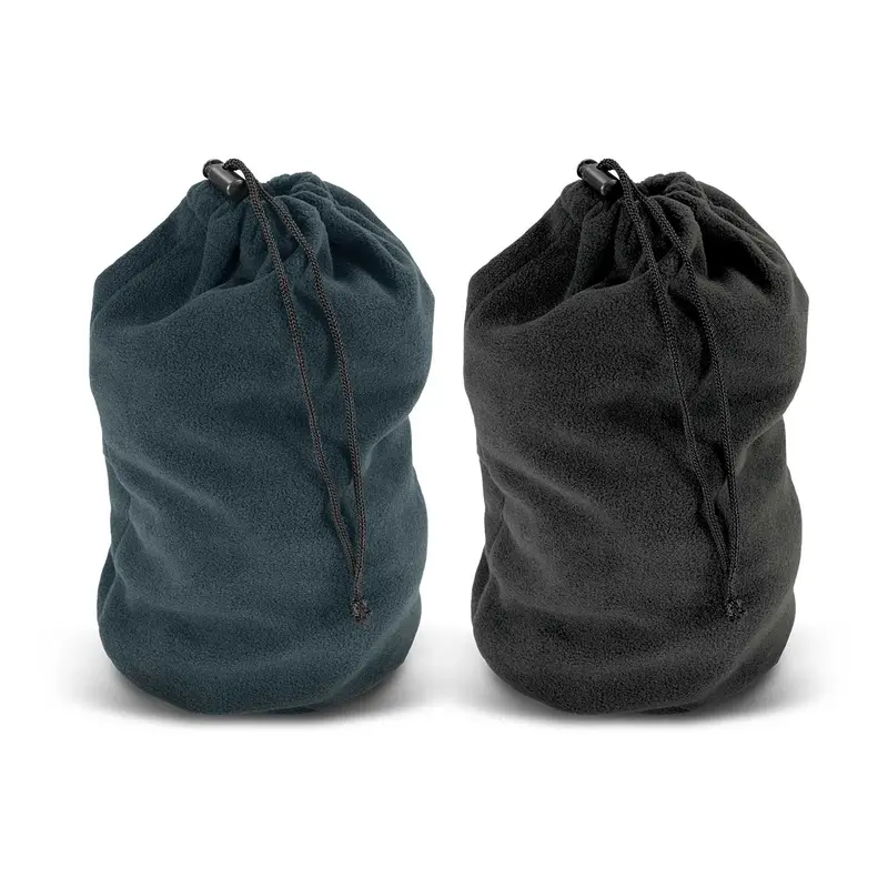 Polar Fleece Drawstring Bag – Drawstring Bags – available in black, blue colours