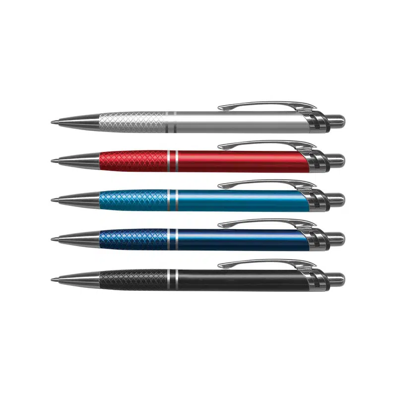 Aria Pen – Metal Pens – available in black, blue, red, silver colours