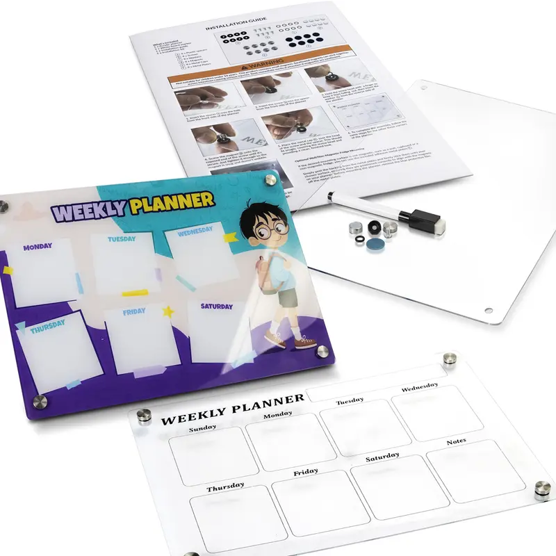 Magnetic Fridge Planner – Kitchenware – available in white colour