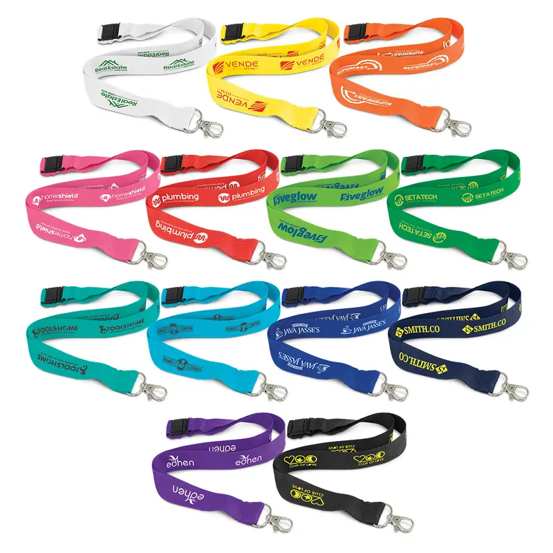 Bamboo Lanyard – Lanyards – available in black, blue, green, orange colours and 5 more