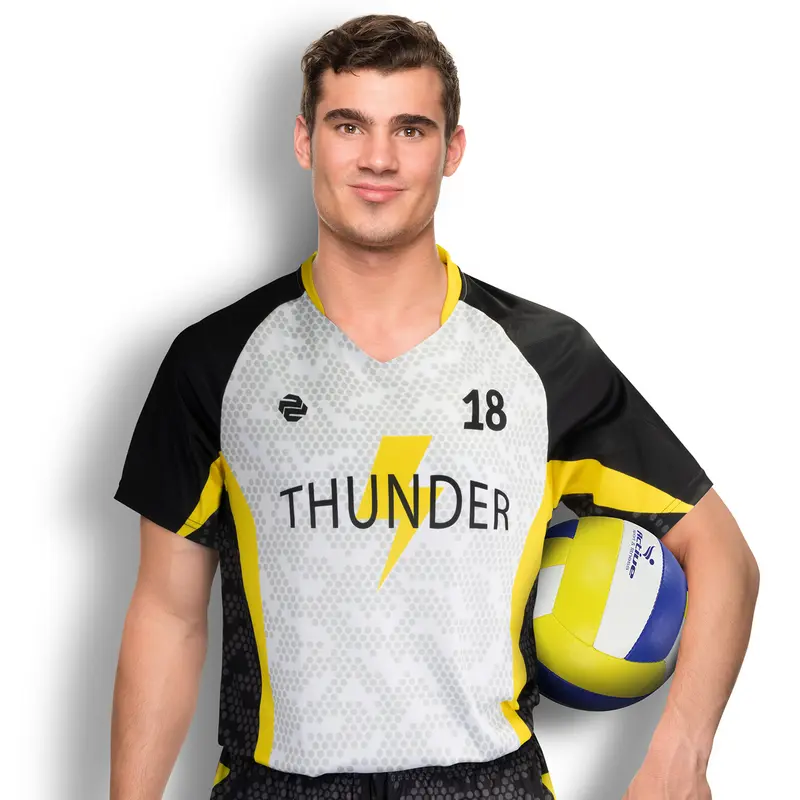 Custom Mens Volleyball Top – Misc Clothing – available in white colour