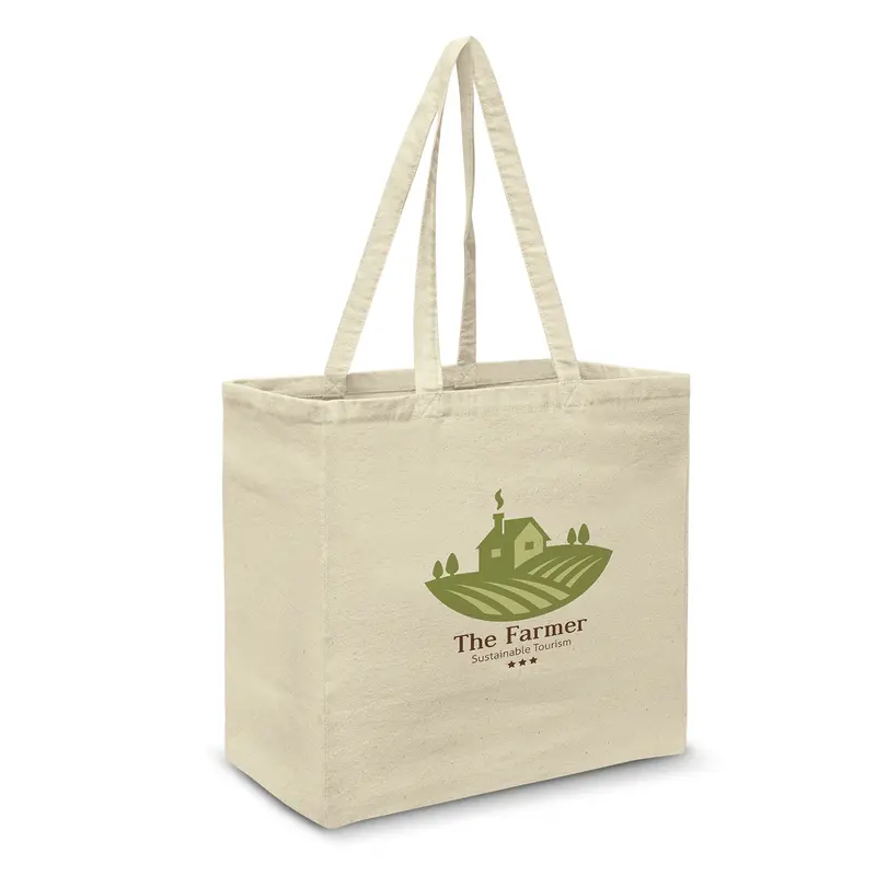 Galleria Cotton Tote Bag – Tote Bags – available in beige colour