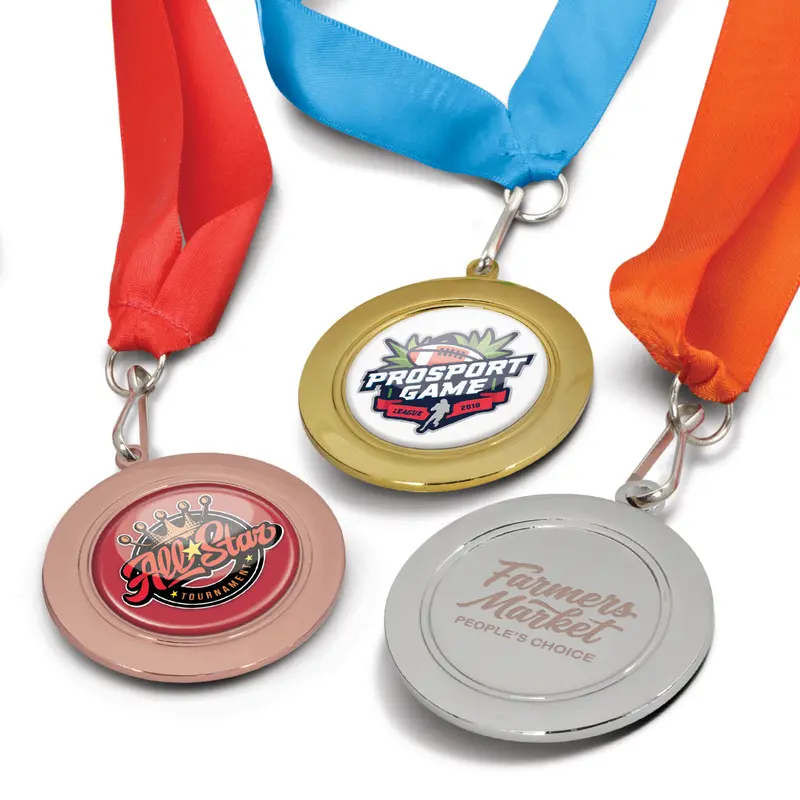 Podium Medal - 65mm – Sports Gear – available in gold, silver colours
