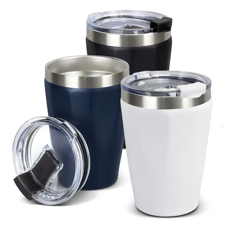 SPICE Calypso Vacuum Tumbler - 330ml – Reusable Coffee Cups – available in black, blue, white colours