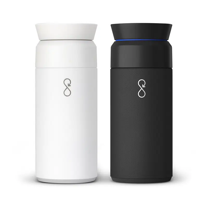 Ocean Bottle Brew Flask – Reusable Coffee Cups – available in black, white colours