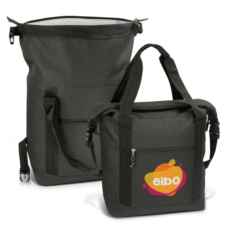 Roll Top Cooler Bag – Cooler Bags – available in black colour