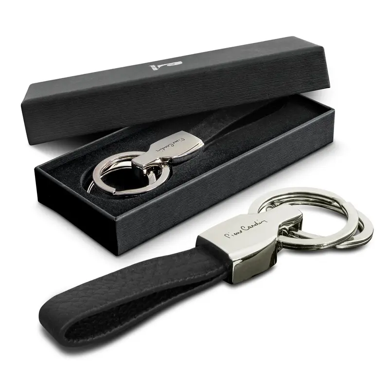 Pierre Cardin Belfort Key Ring – Keyrings – available in black colour