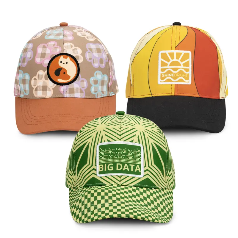Falcon Custom Cap with Full Colour Patch – Baseball Caps – available in multi colour