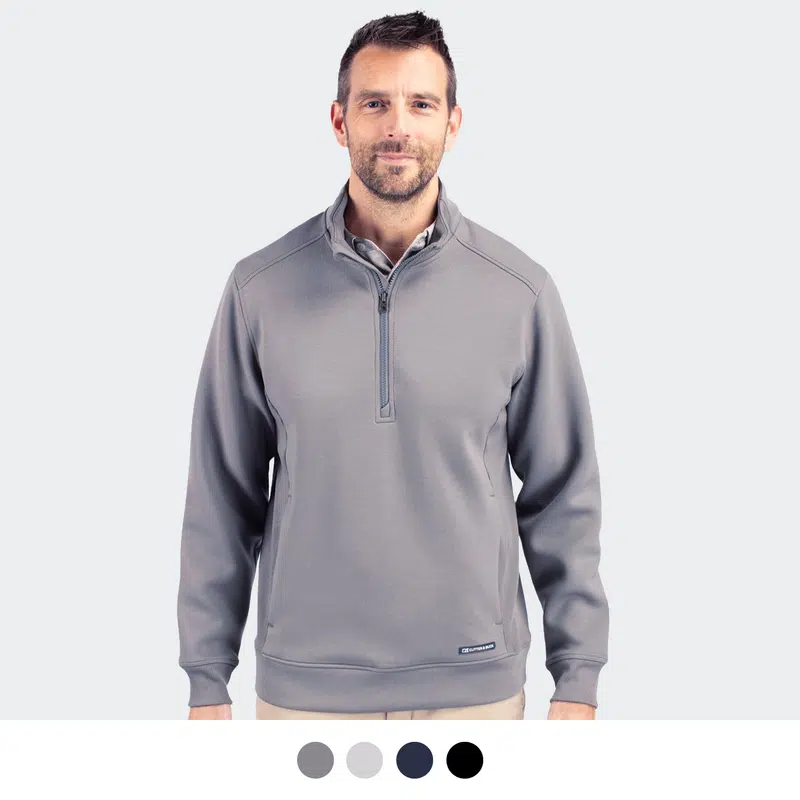 Cutter & Buck Roam Mens Half Zip Jacket – Jackets