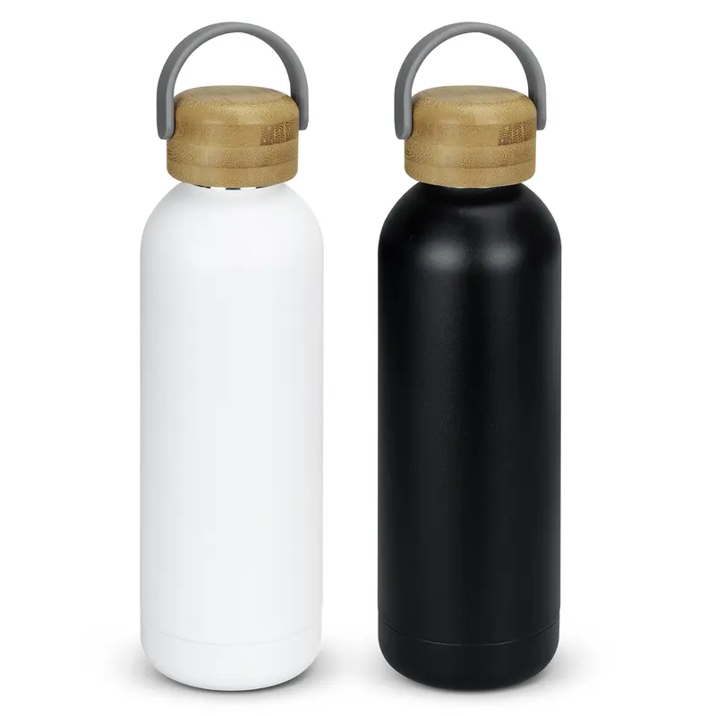 Pasadena Steel Bottle – Drink Bottles – available in black, white colours