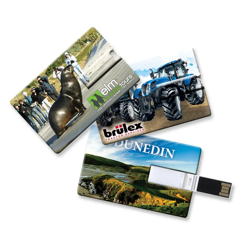 Credit Card Flash Drive 8GB – USB Drives – available in white colour