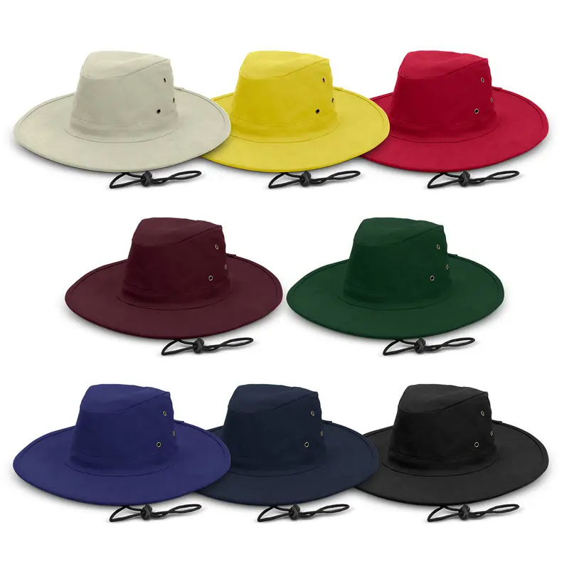 Austral Wide Brim Hat – Bucket & Sun Hats – available in beige, black, blue, gold colours and 2 more