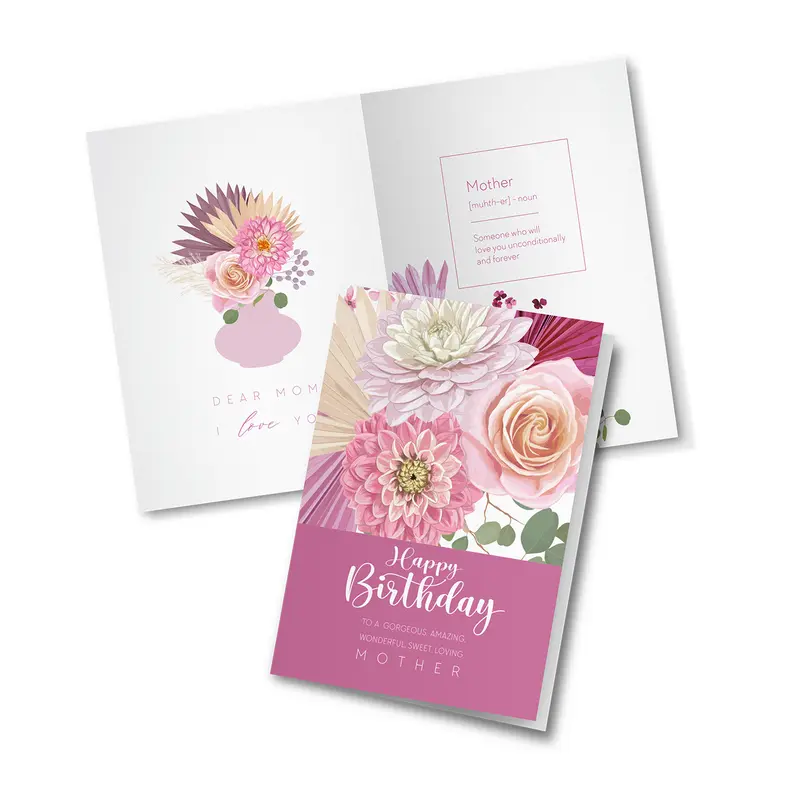 A6 Greeting Card – Misc Print – available in white colour