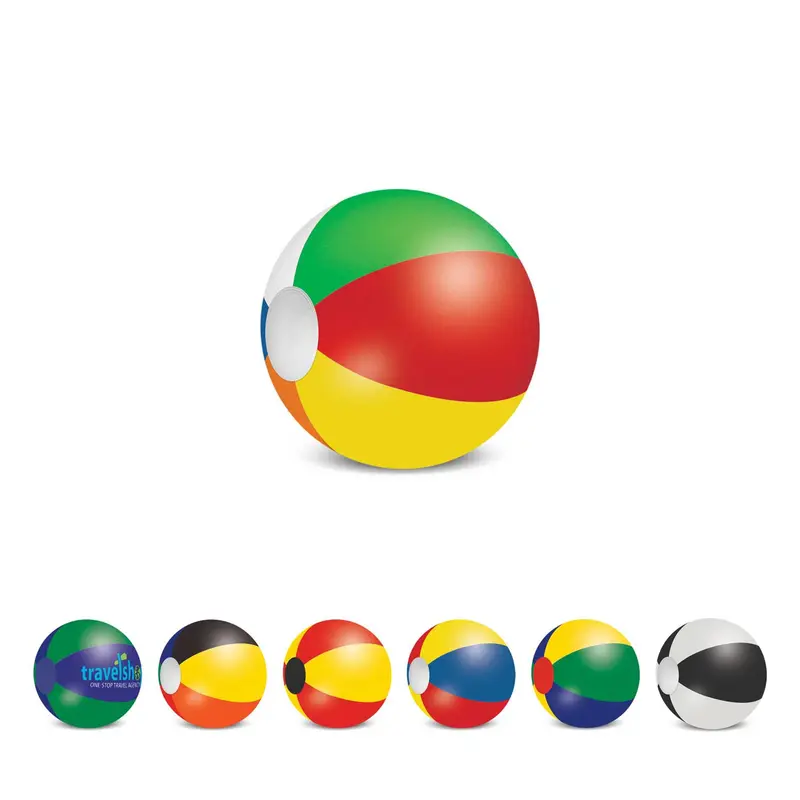 Beach Ball - 28cm Mix and Match – Misc Outdoors – available in black, blue, green, orange colours and 3 more