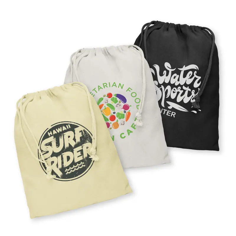 Cotton Gift Bag - Medium – Misc Bags – available in beige, black, white colours