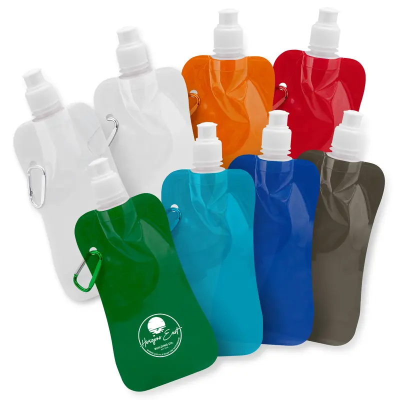 Collapsible Bottle – Drink Bottles – available in black, blue, green, orange colours and 2 more