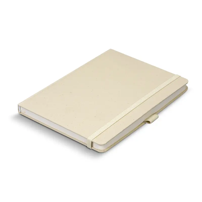 Terra Recycled Paper Hard Cover Notebook – Notebooks – available in beige colour