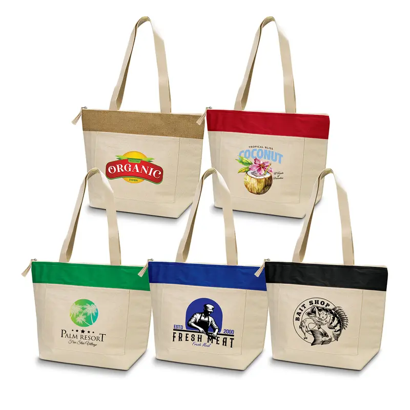 Emporium Cotton Cooler Tote – Cooler Bags – available in beige colour