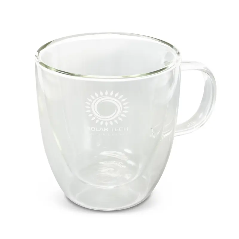 Riviera Double Wall Glass Cup – Glassware – available in white colour