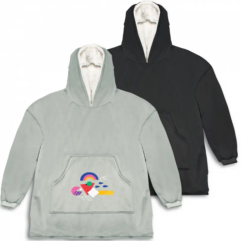 Cosmos Blanket Hoodie – Accessories – available in black, grey colours