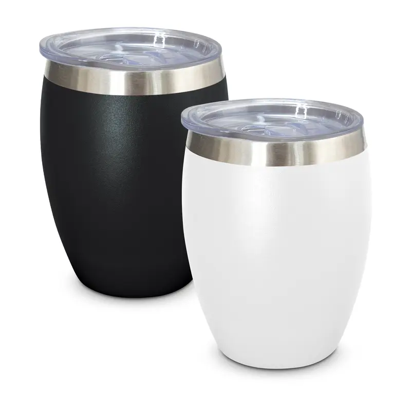 Verona Vacuum Cup – Reusable Coffee Cups – available in black, white colours