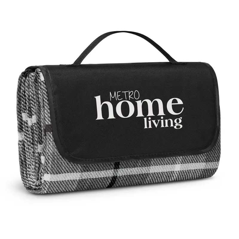 Denver Picnic Blanket – Picnic Rugs – available in black colour