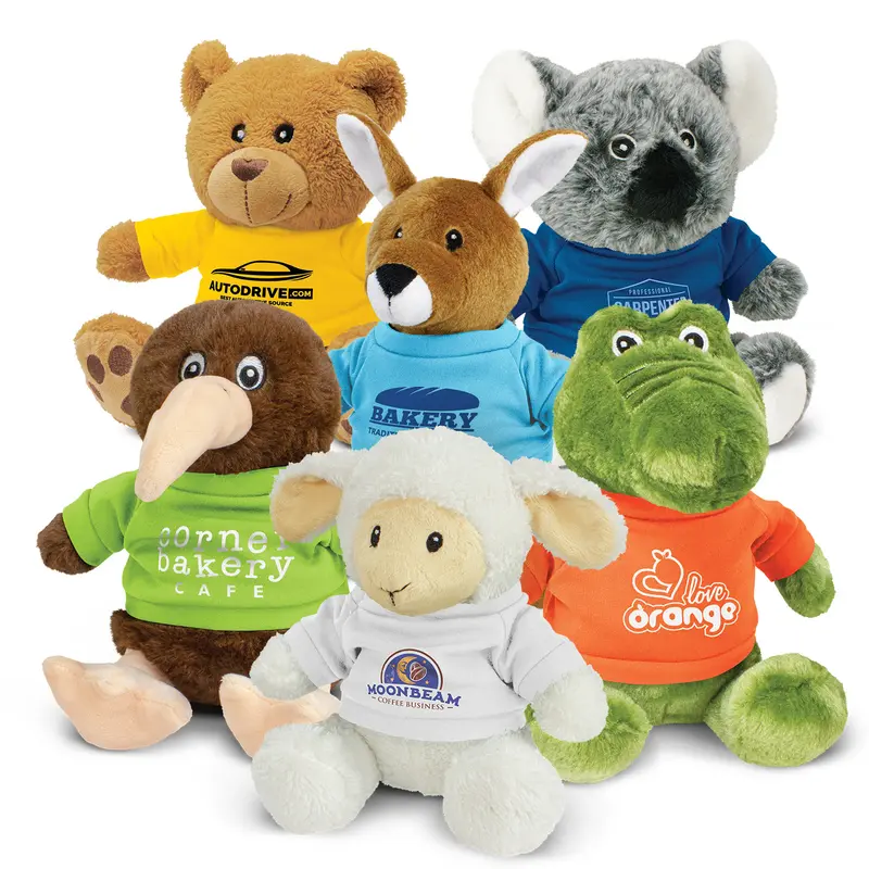Assorted Plush Toys – Soft Toys – available in black, blue, green, orange colours and 4 more