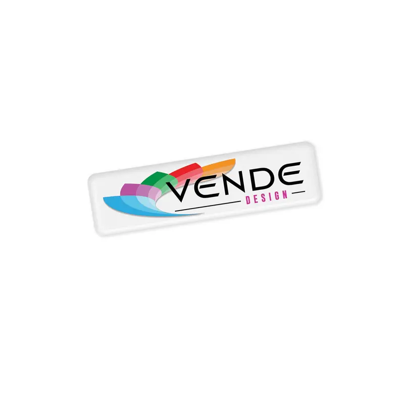 Resin Coated Labels 55 x 15mm – Ad Labels – available in gold, silver, white colours