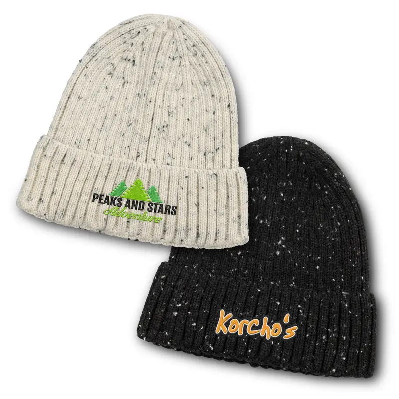 Snowflake Beanie – Beanies – available in beige, black colours