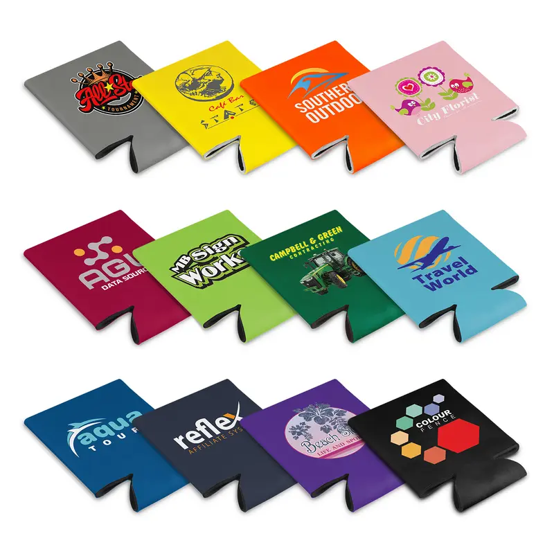 Budget Stubby Cooler – Stubby Holders – available in black, blue, green, grey colours and 5 more