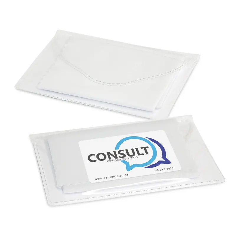 Lens Microfibre Cleaning Cloth – Tech Accessories – available in white colour
