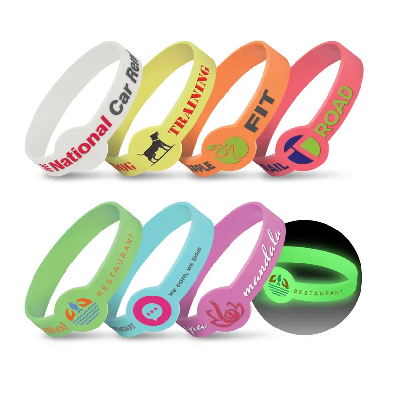 Xtra Silicone Wrist Band - Glow in the Dark – Wrist Bands – available in blue, green, orange, purple colours and 3 more