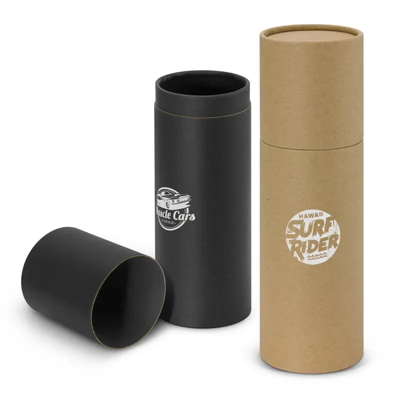 Drink Bottle Gift Tube - Small – Misc Print – available in beige, black colours